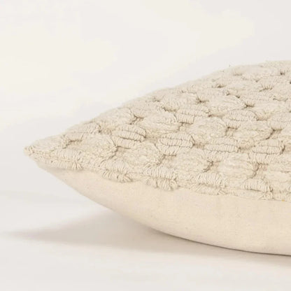 Xena Textured Couch Pillows With Dawn Insert - LOOMLAN - LOOMLAN - Throw Pillows