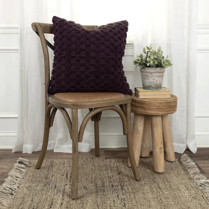 Xena Textured Couch Pillows With Dawn Insert - LOOMLAN - LOOMLAN - Throw Pillows