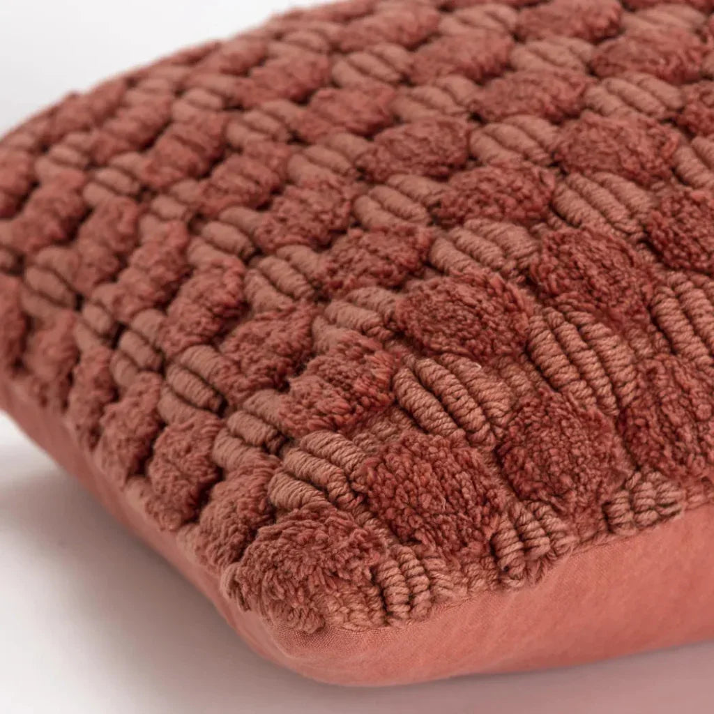 Xena Textured Couch Pillows With Dawn Insert - LOOMLAN - LOOMLAN - Throw Pillows