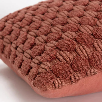 Xena Textured Couch Pillows With Dawn Insert - LOOMLAN - LOOMLAN - Throw Pillows