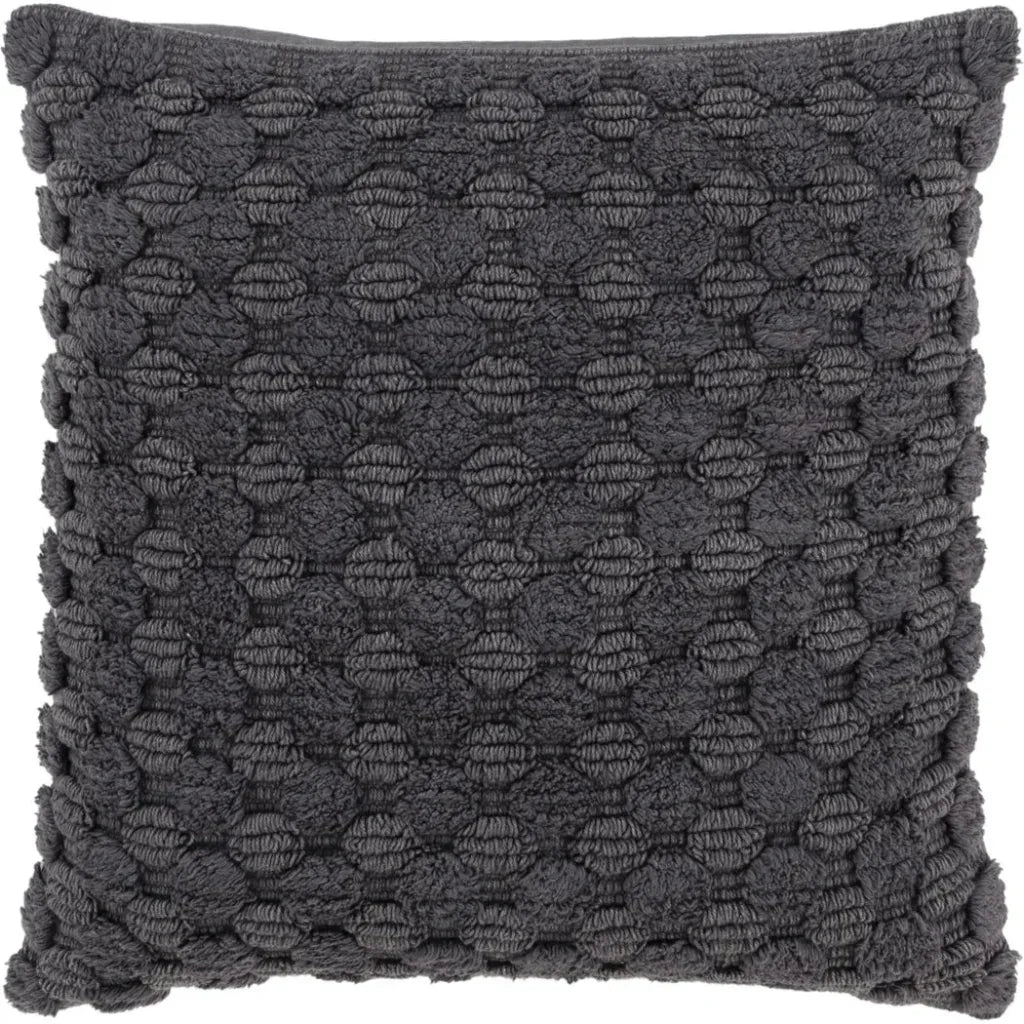 LOOMLAN Xena Textured Couch Pillows With Dawn Insert