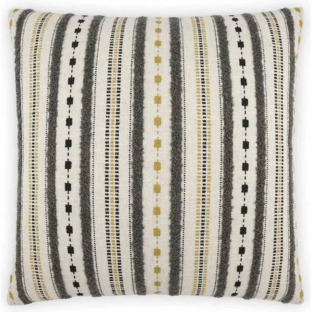 Xuma Grey Throw Pillow With Insert - LOOMLAN - D.V. Kap - Throw Pillows