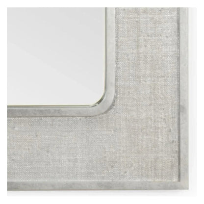 Yangon Raffia Covered Frame Wall Mirror - LOOMLAN - Chelsea House - Wall Mirrors