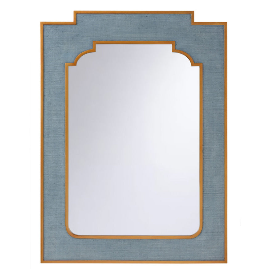 Yangon Raffia Warp Frame Wall Mirror
