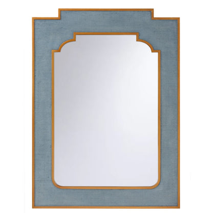Yangon Raffia Warp Frame Wall Mirror