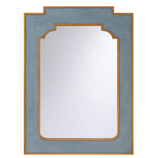 Yangon Raffia Warp Frame Wall Mirror