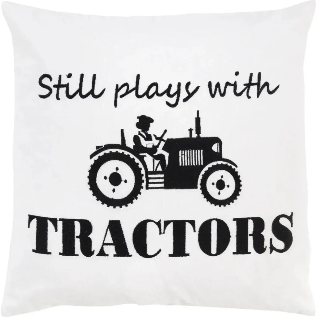 Yara Farmhouse Throw Pillow Down Insert Tractor - LOOMLAN - LOOMLAN - Throw Pillows