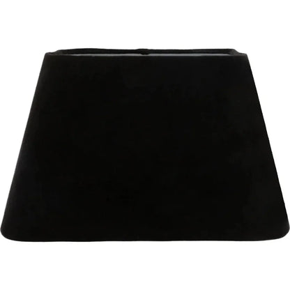 Yara Wood & Textured Cotton Black Table Lamp - LOOMLAN - Moe's Home - Table Lamps