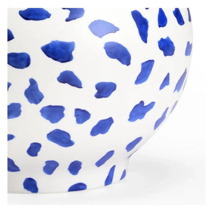 Yokohama Blue Ceramic Vase - LOOMLAN - Chelsea House - Vases & Jars