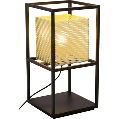 Yves Table Lamp Gold & Black - LOOMLAN - Zuo Modern - Table Lamps