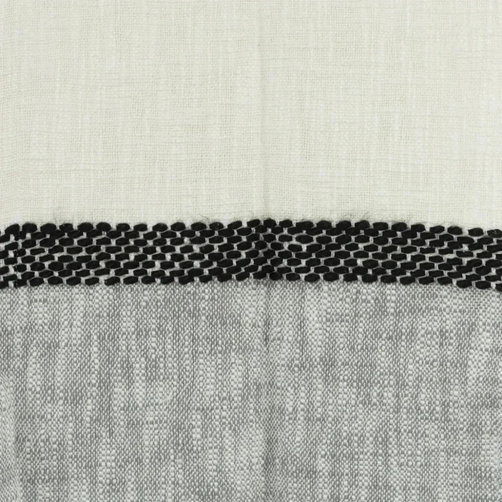 Zack Color Block Cotton Throw Blanket - LOOMLAN - LOOMLAN - Throw Blankets