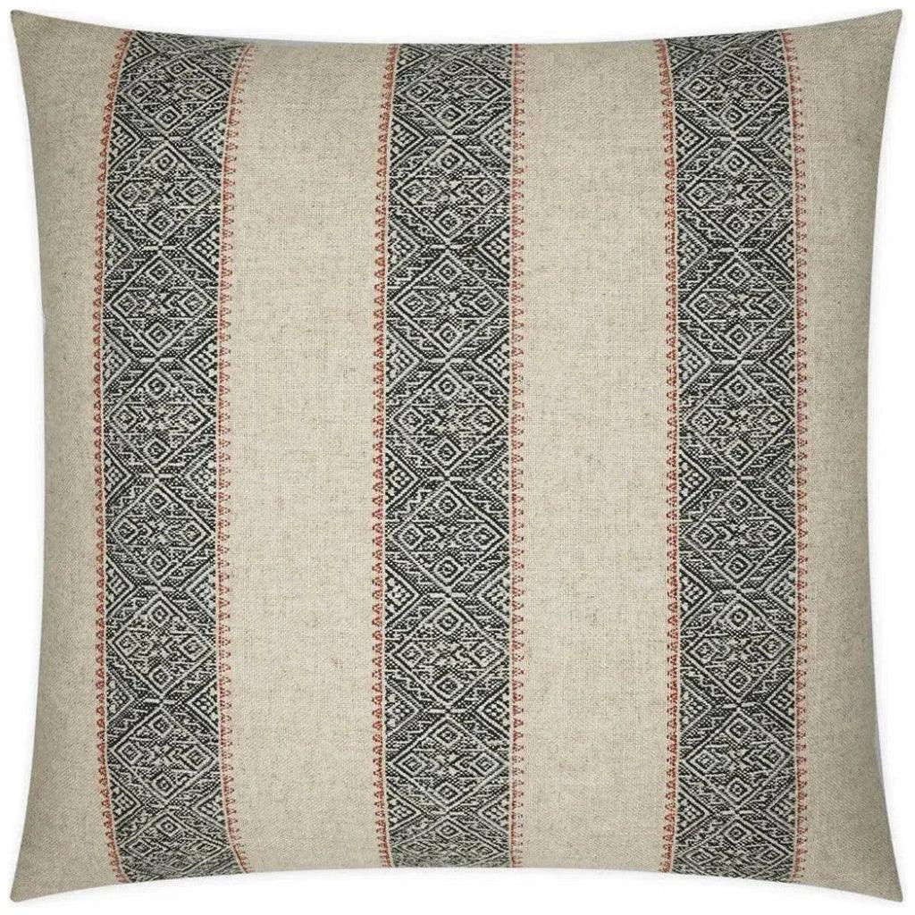 Zadar Global Tan Taupe Red Large Throw Pillow Insert - LOOMLAN - D.V. Kap - Throw Pillows