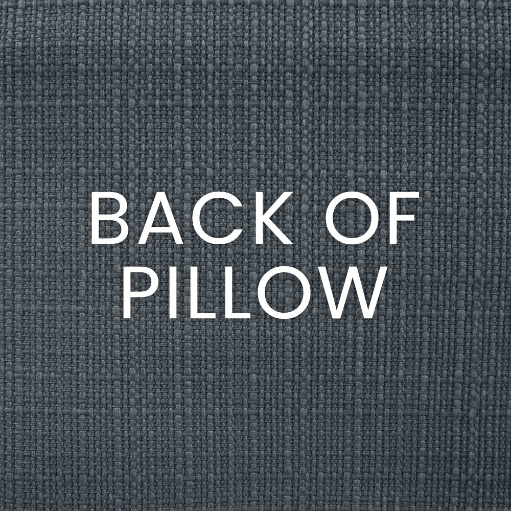 Elaine Slate Blue Throw Pillow