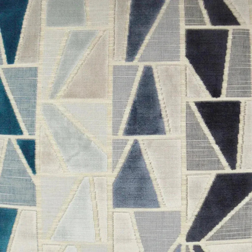 Zander Teal Slate Blue Large Throw Pillow Insert - LOOMLAN - D.V. Kap - Throw Pillows