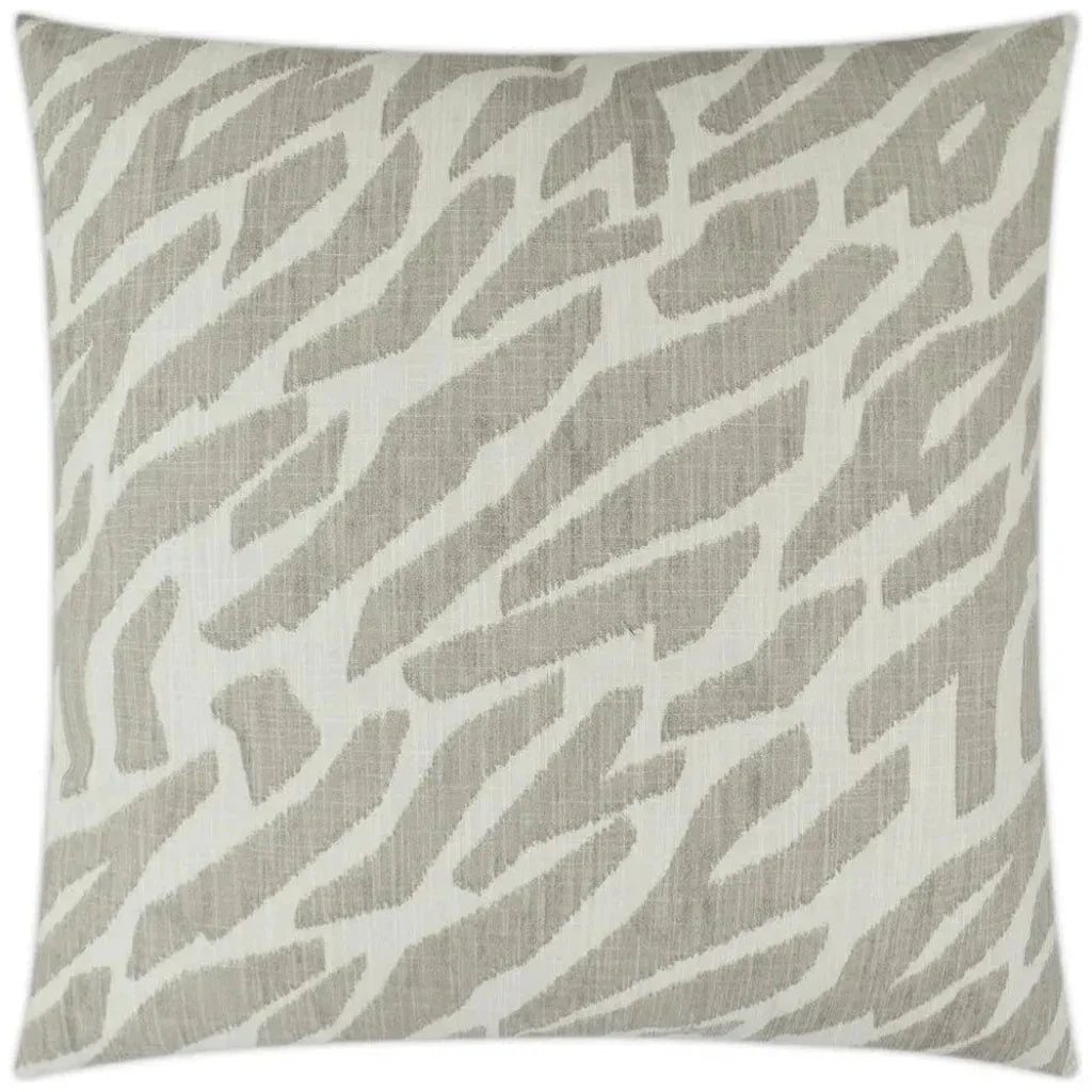 Zany Flint Brown Throw Pillow With Insert - LOOMLAN - D.V. Kap - Throw Pillows
