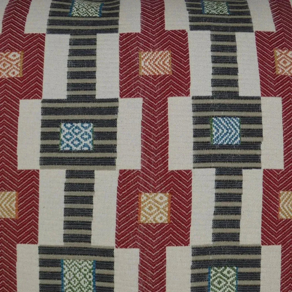 Zanzibar Red Throw Pillow With Insert - LOOMLAN - D.V. Kap - Throw Pillows