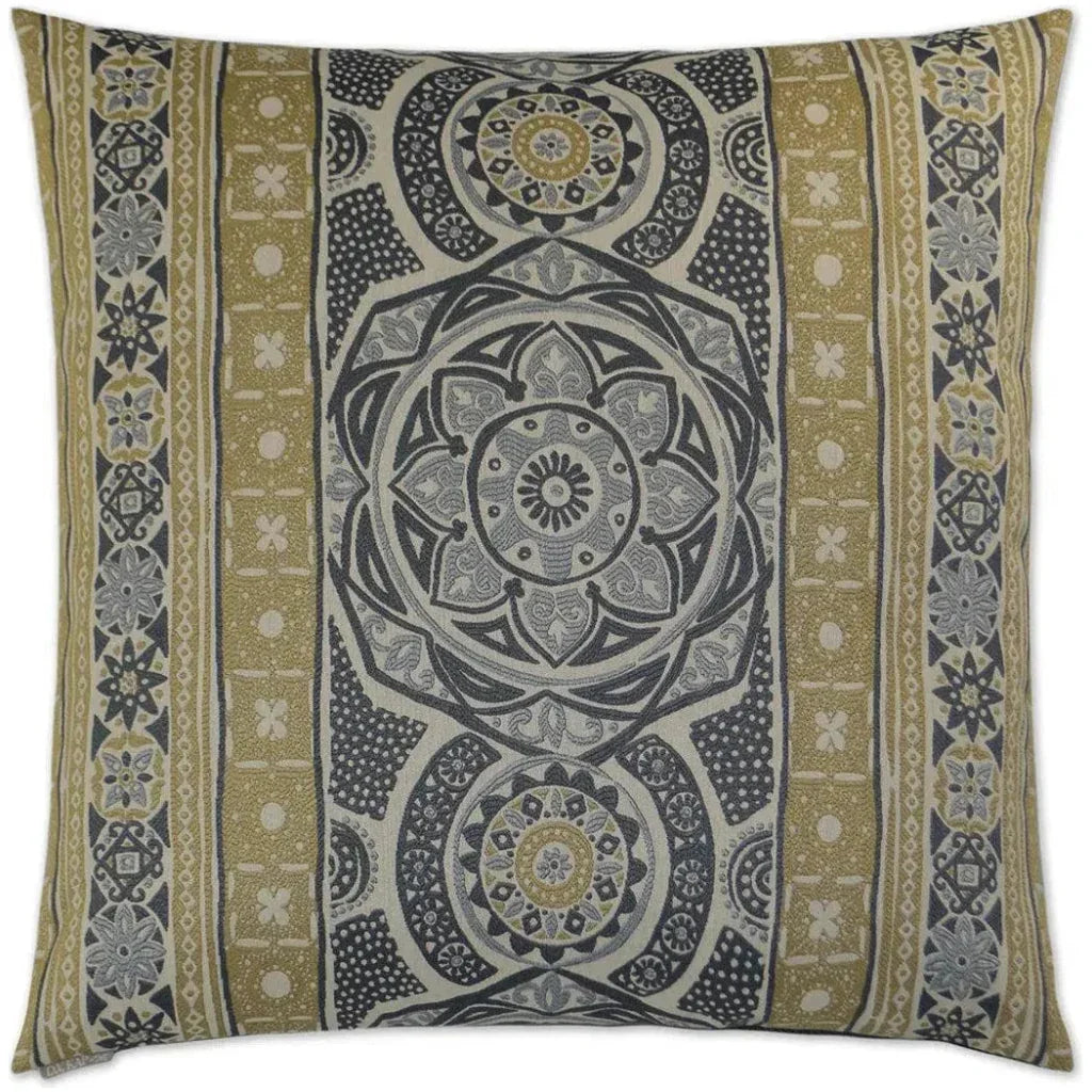 D.V. Kap Zara Mineral Brown Throw Pillow With Insert