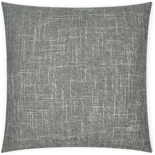 Zareen Slate Solid Grey Large Throw Pillow Insert - LOOMLAN - D.V. Kap - Throw Pillows