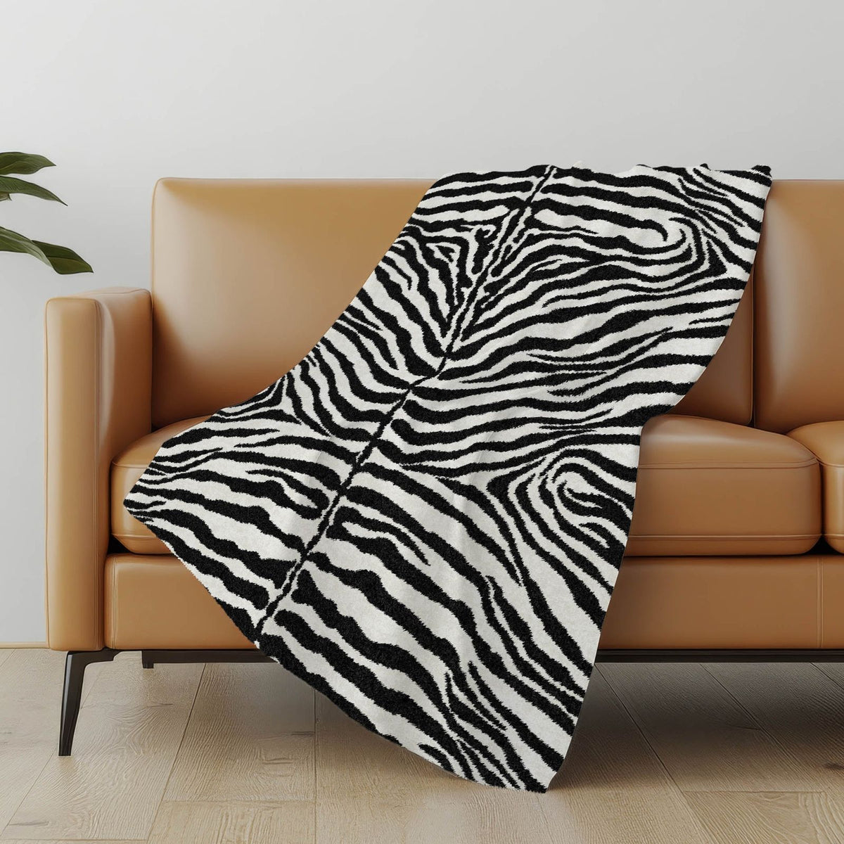 Zebra 50" x 70" Throw Blanket -- view 2
