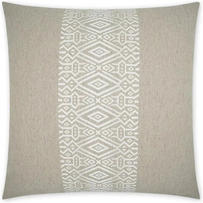 Zinga Twine Band Tan Large Throw Pillow Insert - LOOMLAN - D.V. Kap - Throw Pillows