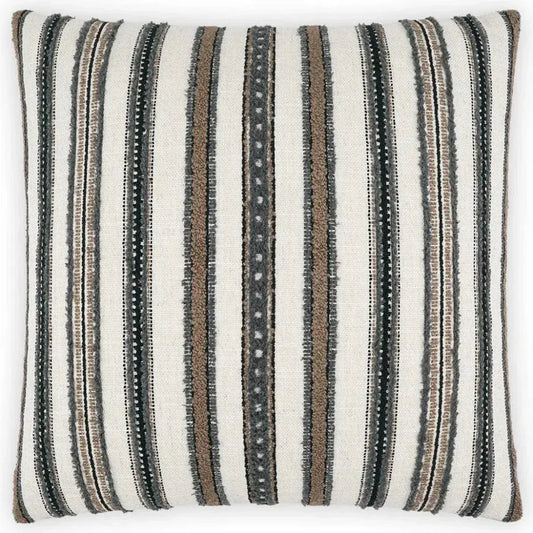 Zoie Grey Throw Pillow With Insert - LOOMLAN - D.V. Kap - Throw Pillows