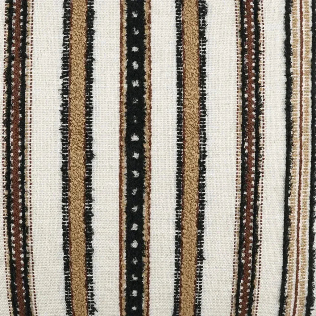 Zoie Umber Brown Throw Pillow With Insert - LOOMLAN - D.V. Kap - Throw Pillows