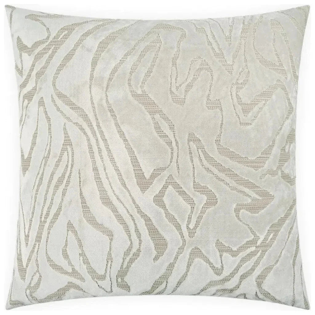Zuniga Bone White Throw Pillow With Insert - LOOMLAN - D.V. Kap - Throw Pillows