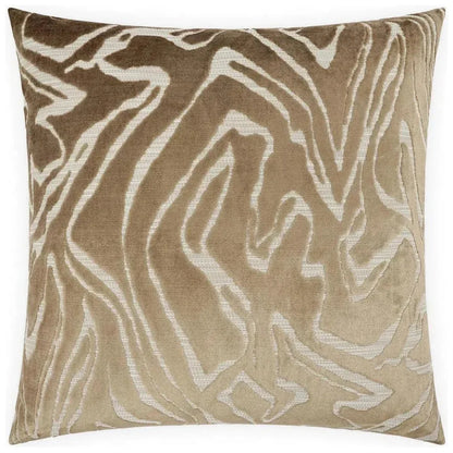 Zuniga Safari Brown Throw Pillow With Insert - LOOMLAN - D.V. Kap - Throw Pillows