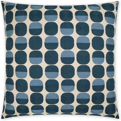 Zuri Prussian Blue Large Throw Pillow Insert - LOOMLAN - D.V. Kap - Throw Pillows