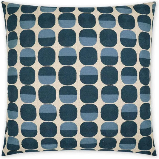 Zuri Prussian Blue Large Throw Pillow Insert - LOOMLAN - D.V. Kap - Throw Pillows
