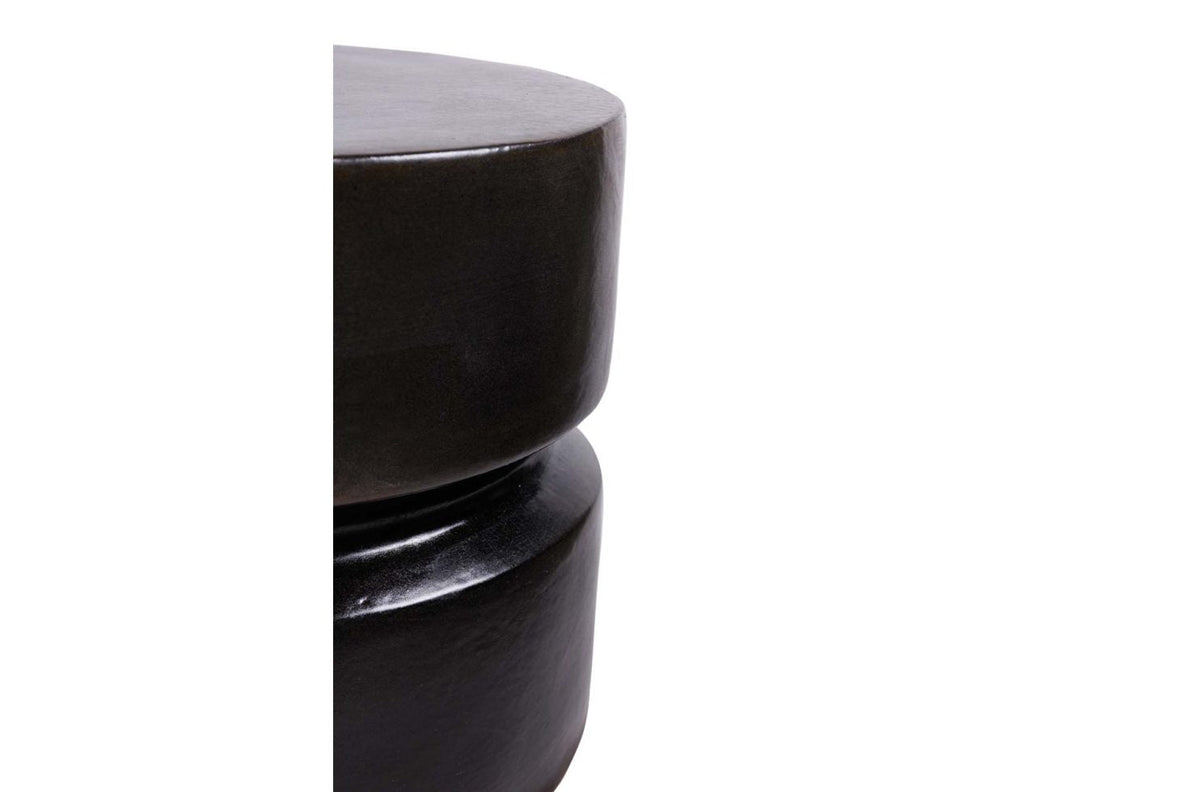 Balance Glazed Ceramic Patio Stool -- view 21