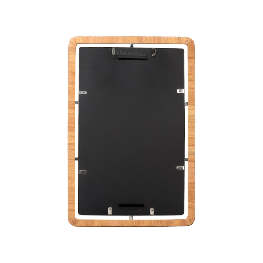 Baldein Raffia Warp Frame Wall Mirror