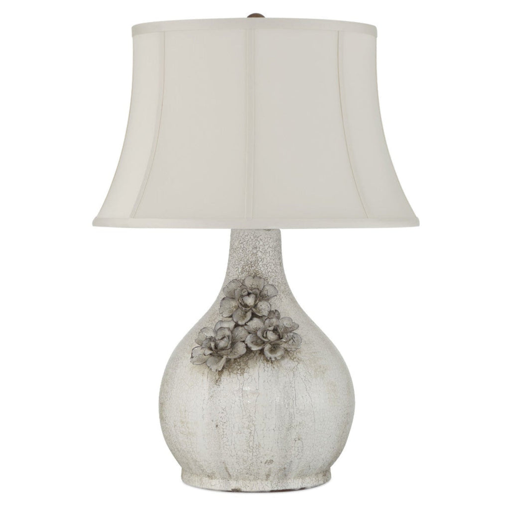 Attar White Ceramic Table Lamp