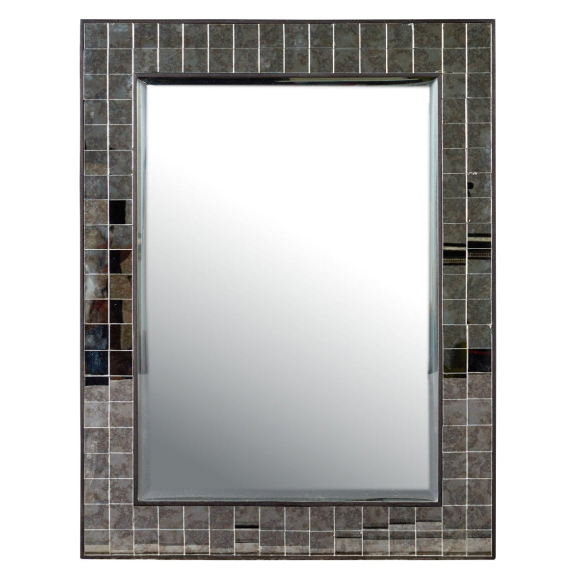 Mosaico Wood Frame Rectangular Wall Mirror