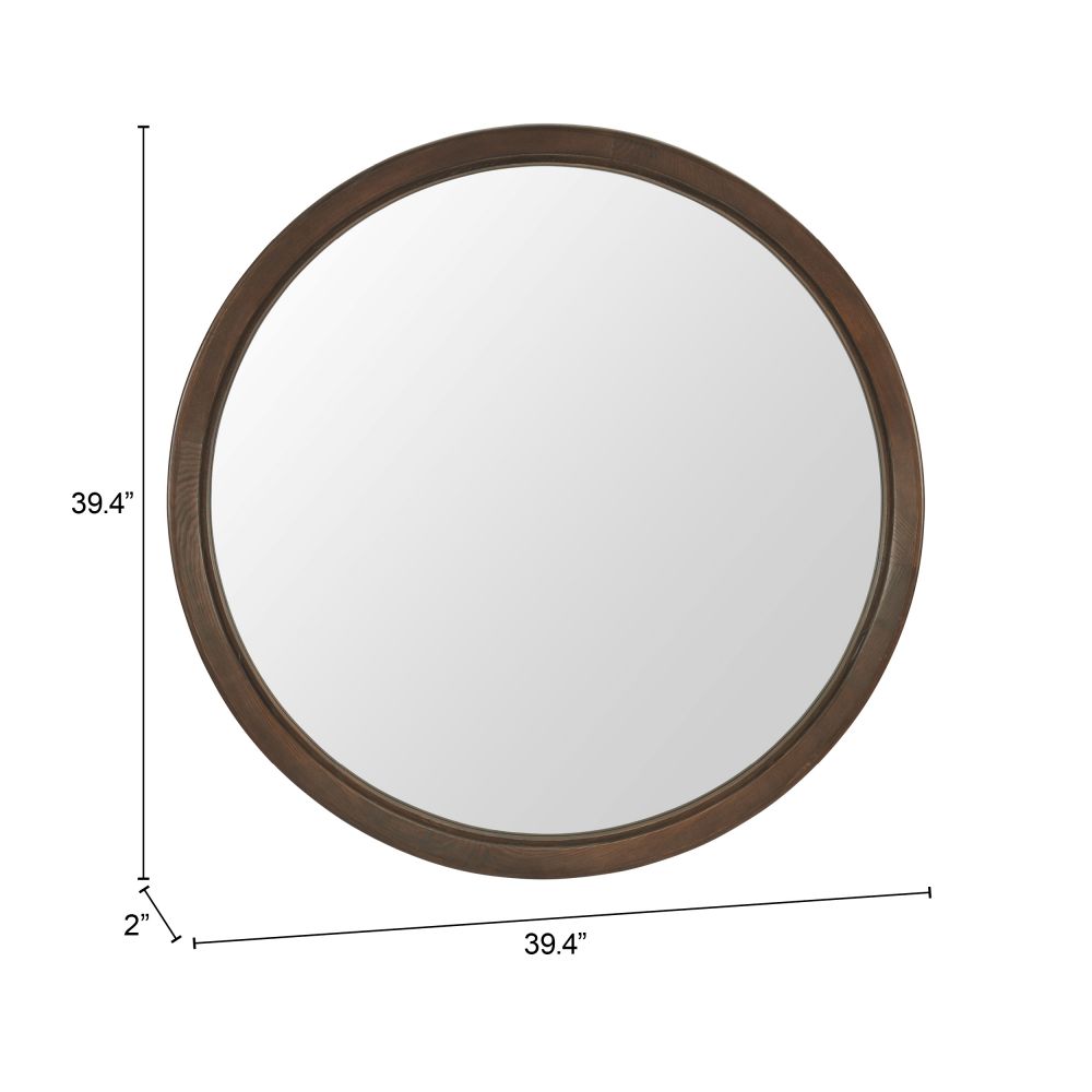 Inikas Wood Frame Wall Mirror -- view 4
