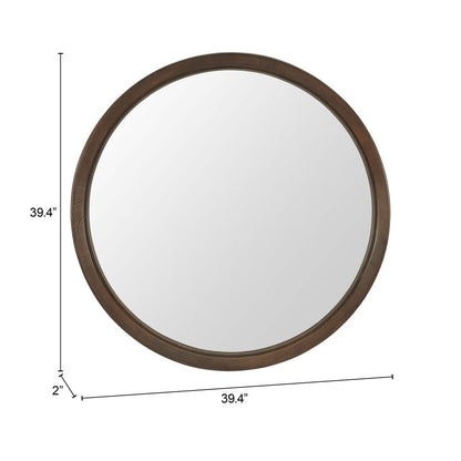 Inikas Wood Frame Wall Mirror -- view 4