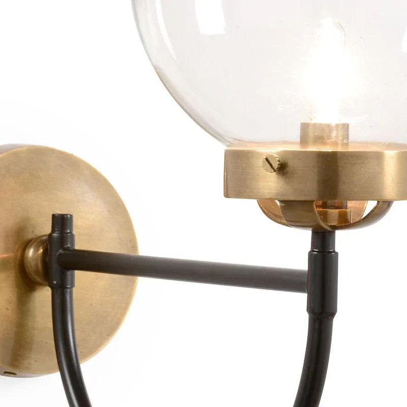 Bistro Two Toned Metal Wall Sconce - LOOMLAN - Wildwood - Wall Sconces