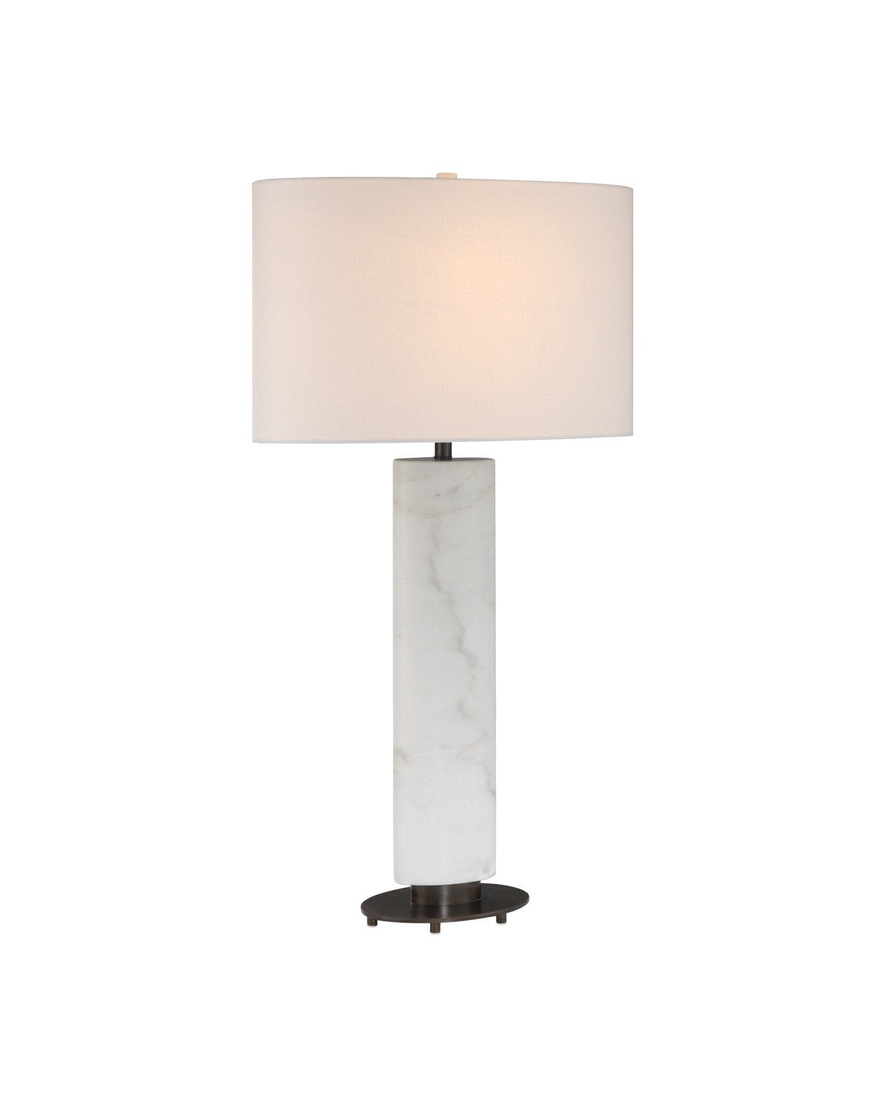 Stanhope White Marble Table Lamp