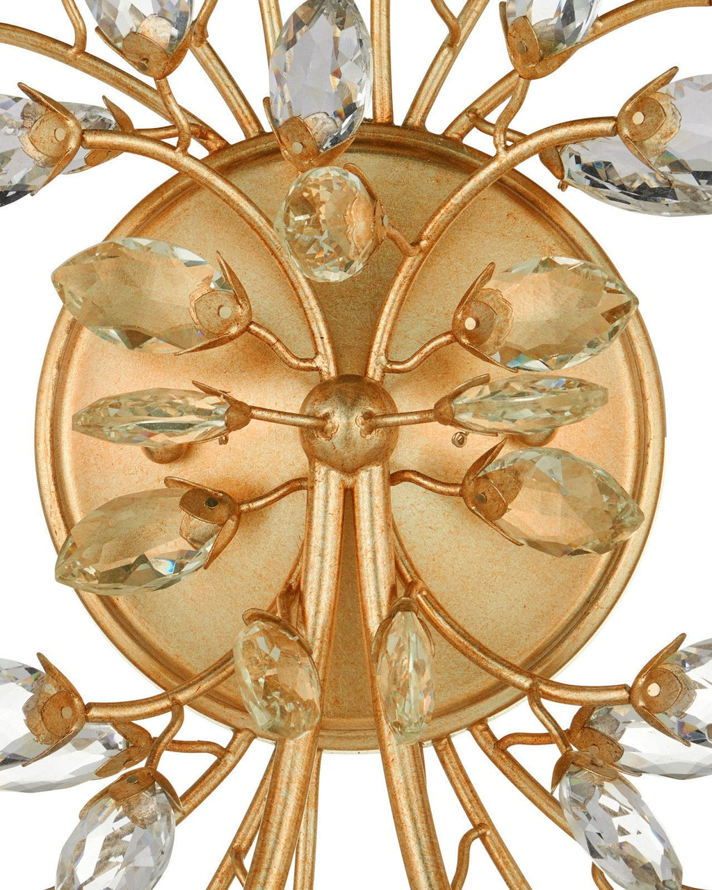 Forget-Me-Not Metal Wall Sconce