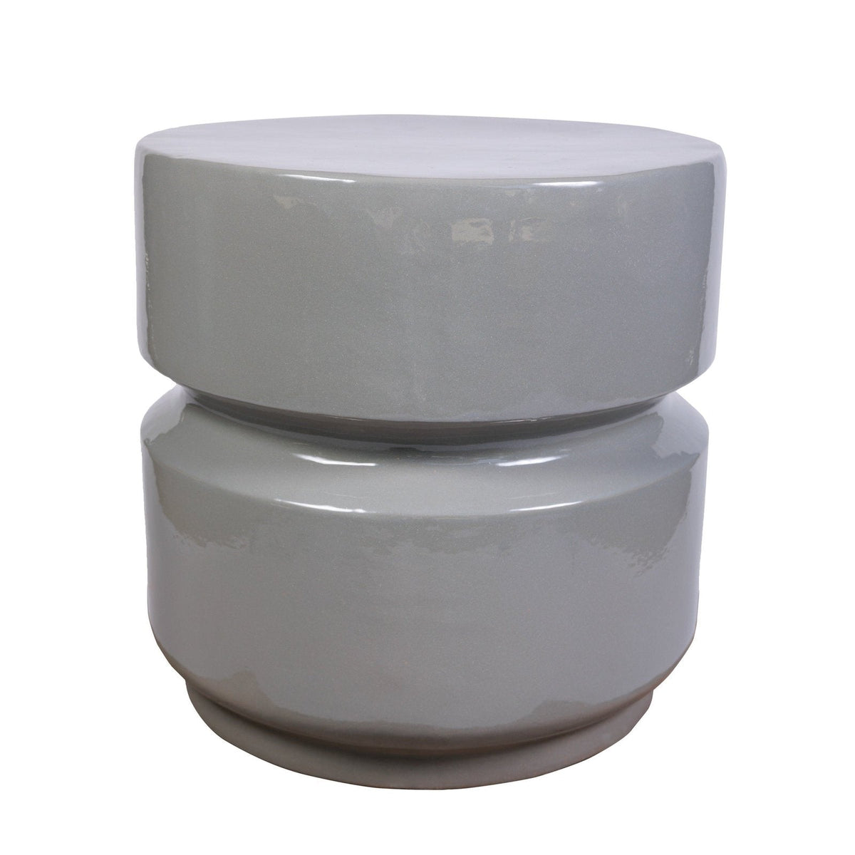 Seasonal Living Balance Ceramic Round Patio Stool
