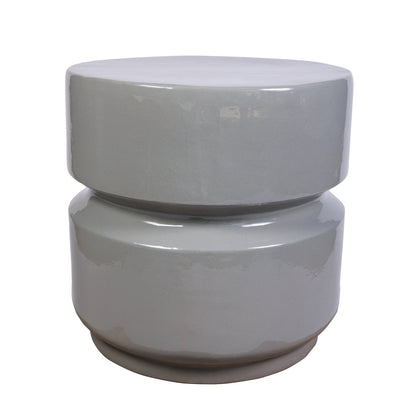 Seasonal Living Balance Ceramic Round Patio Stool