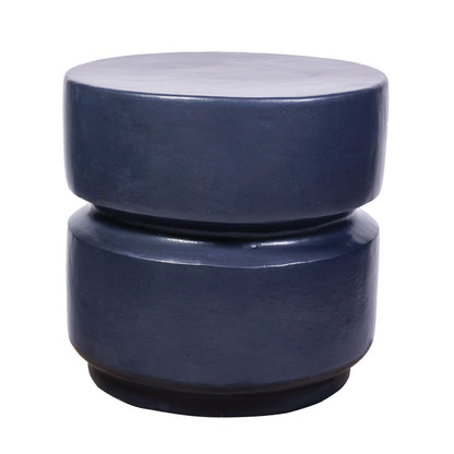Seasonal Living Balance Ceramic Round Patio Stool