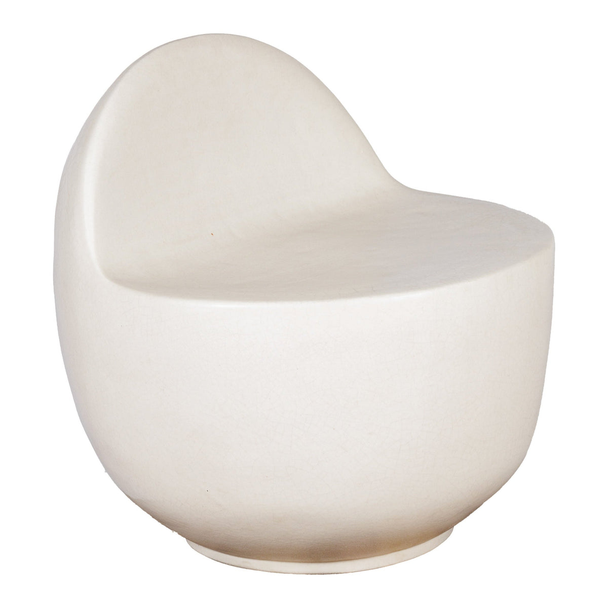 Seasonal Living Bowness Ceramic Glazed Patio Armless Stool