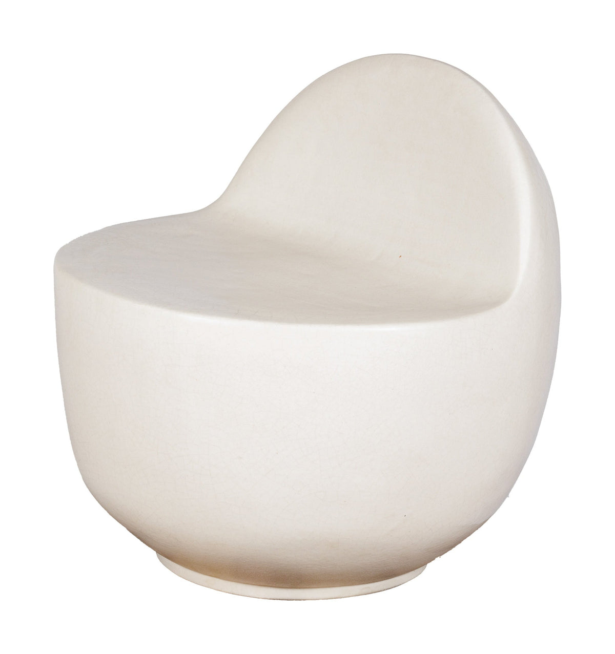 Seasonal Living Bowness Ceramic Glazed Patio Armless Stool