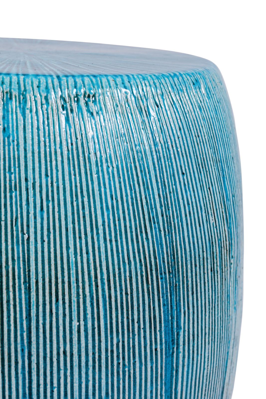 Seasonal Living Bud Ceramic Patio Armless Stool
