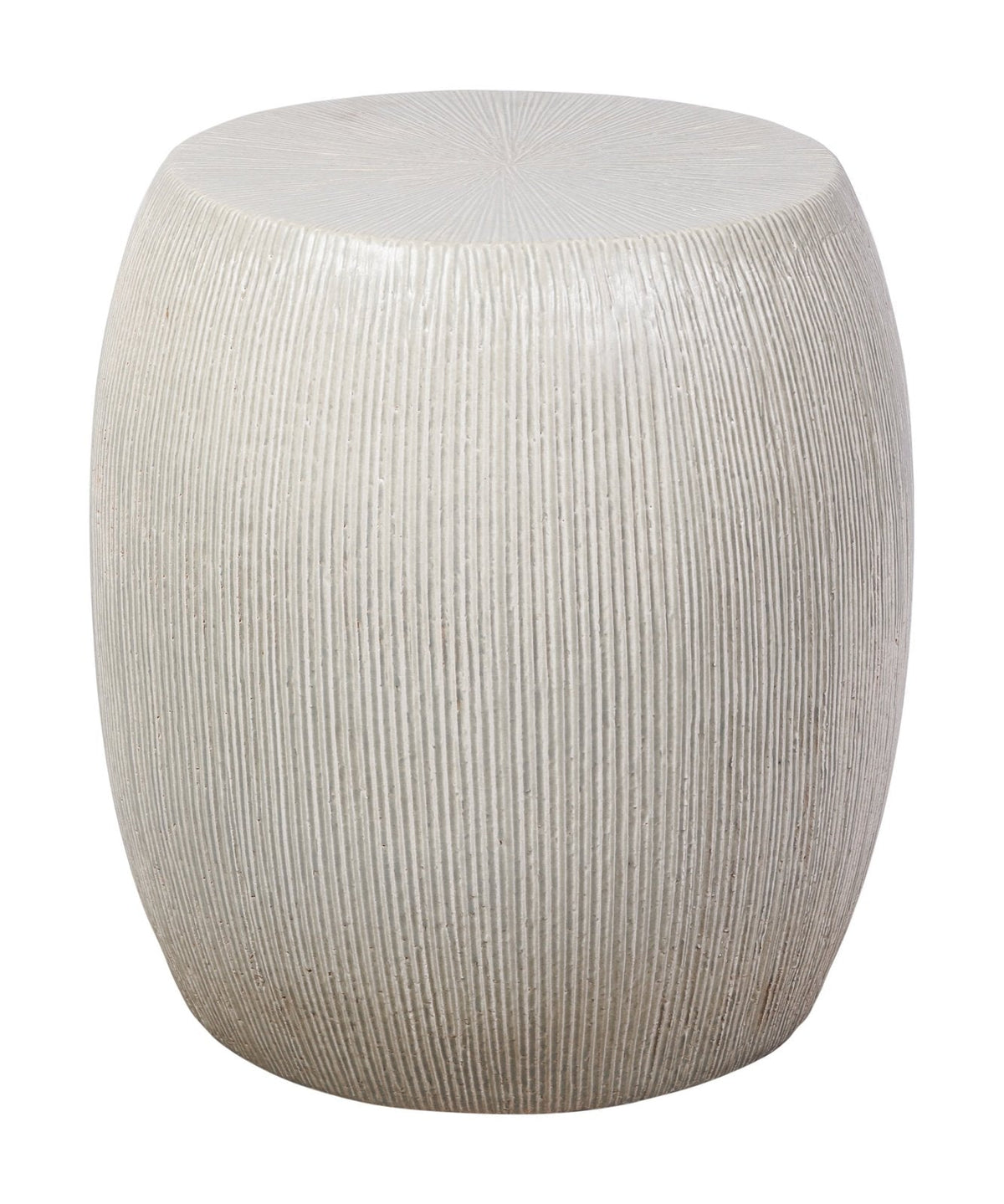 Seasonal Living Sunburst Ceramic Glazed Patio Stool
