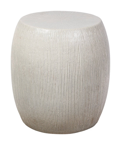 Seasonal Living Sunburst Ceramic Glazed Patio Stool