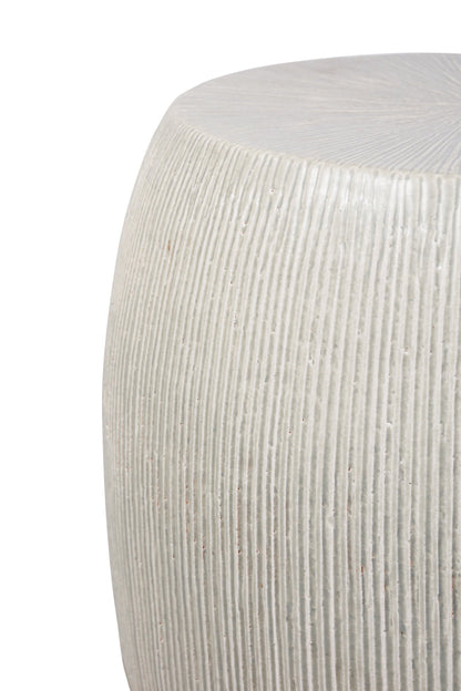 Seasonal Living Sunburst Ceramic Glazed Patio Stool