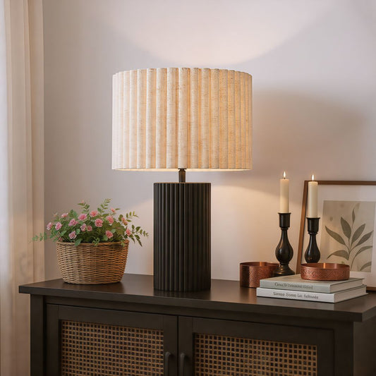 Aurora Steel Black Table Lamp -- view 2