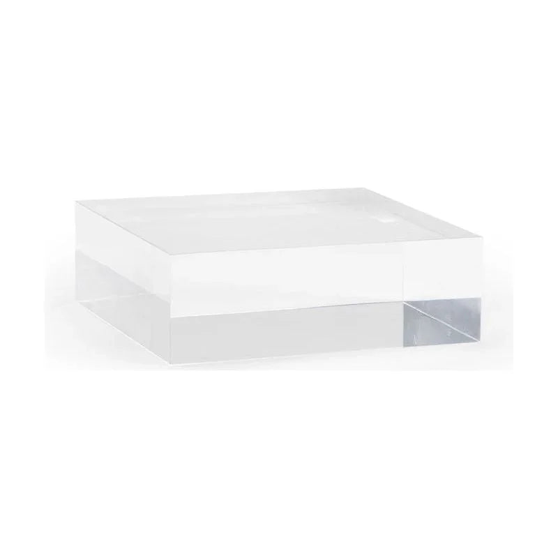 Clear Acrylic Made Square Plinth Sculpture - LOOMLAN - Chelsea House - Statues & Sculptures